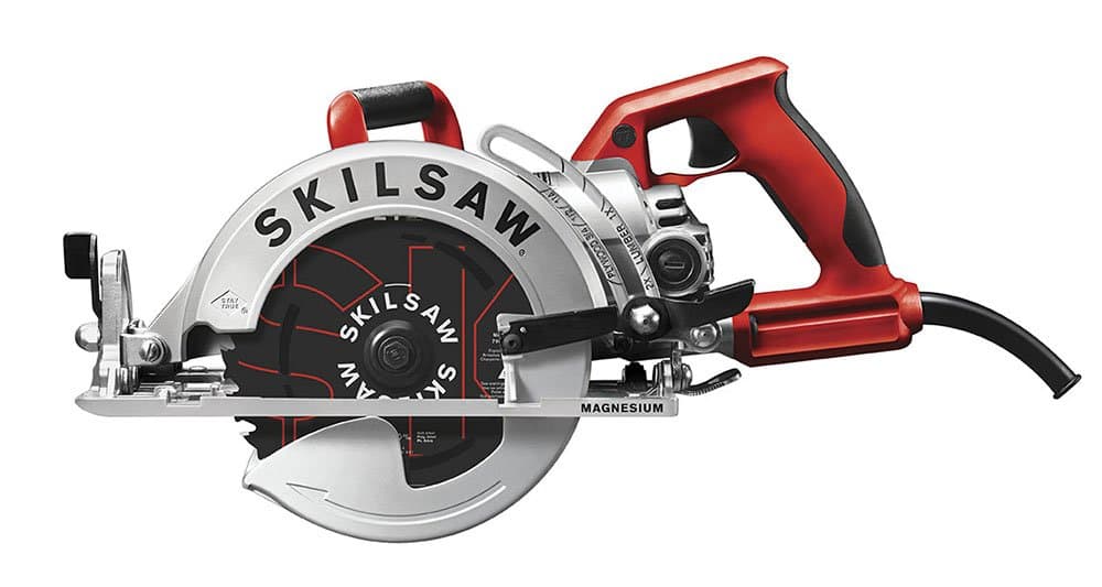 SKILSAW SPT77WML-01 15-Amp 7-1/4-Inch Lightweight Worm Drive Circular Saw, Silver