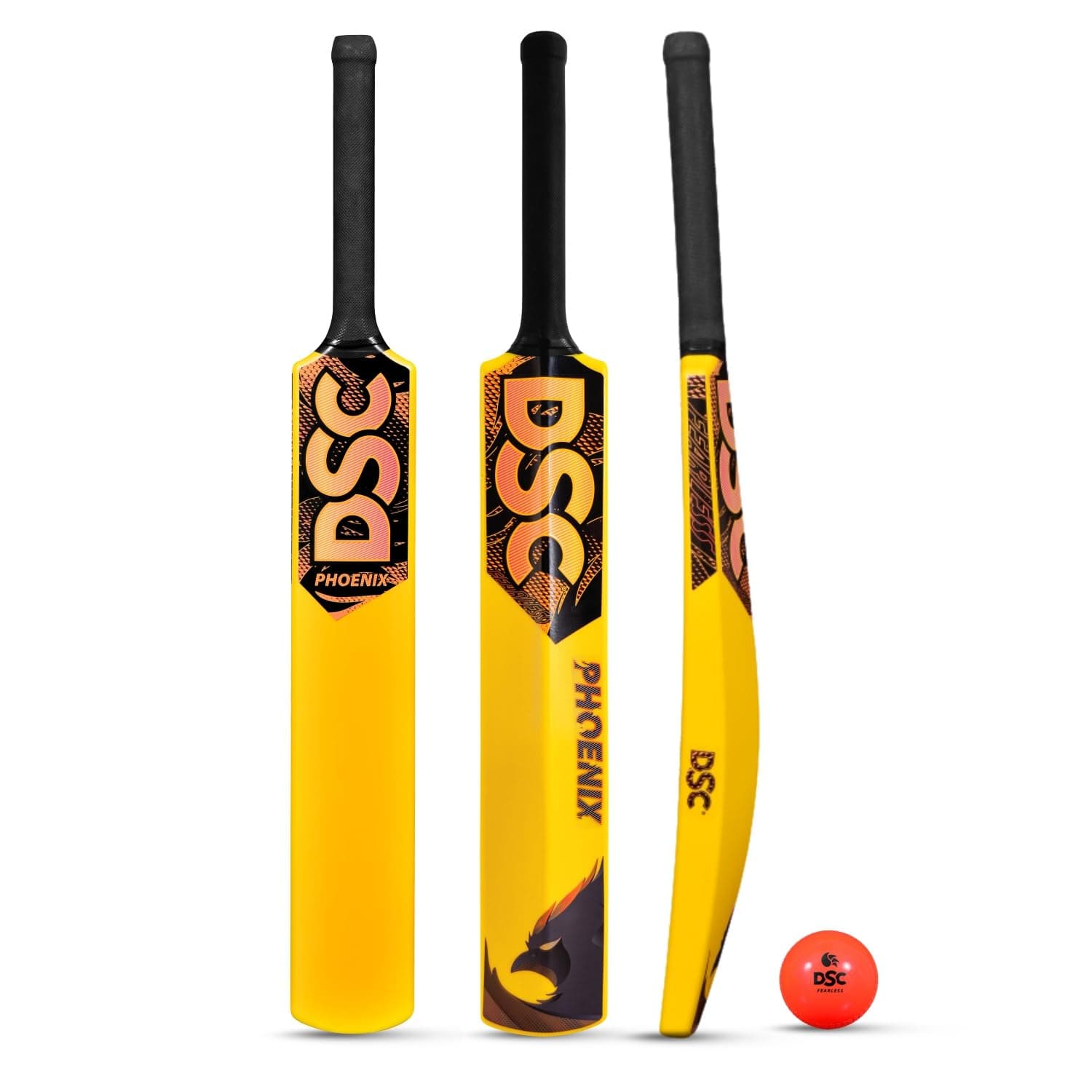 DSC Plastic Bat with PVC Ball for Indoor and Outdoor Cricket
