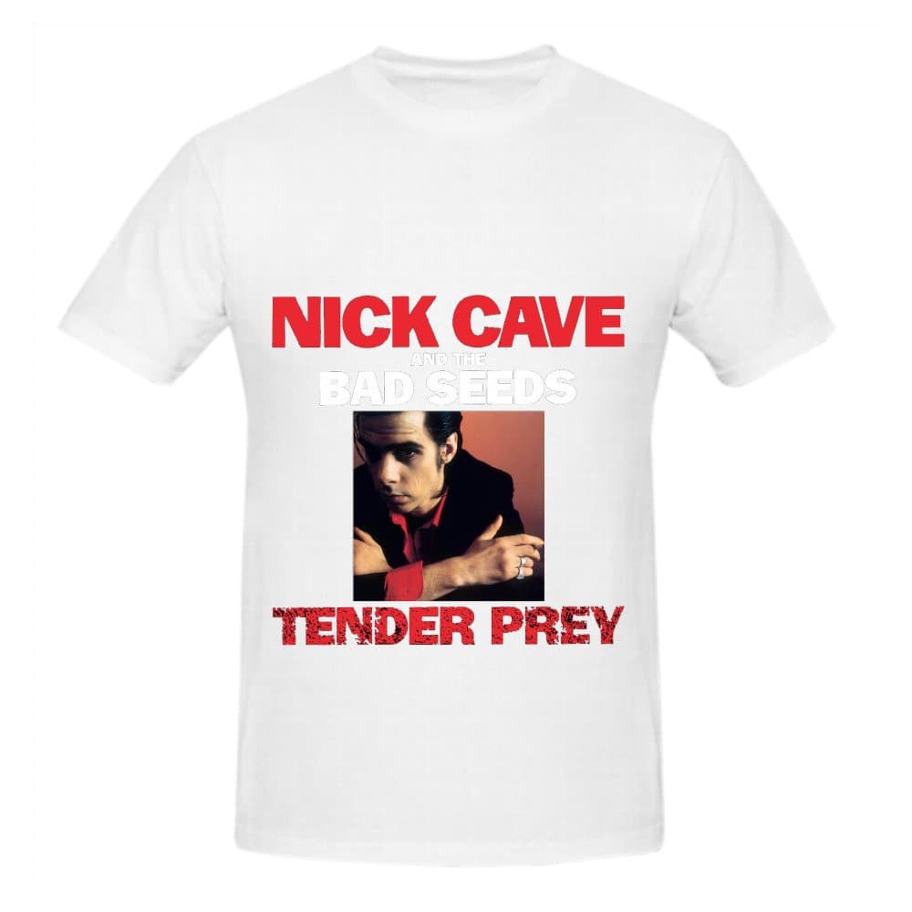 TeeU Nick Cave Tender Prey Tracks Mens O Neck Casual T Shirt