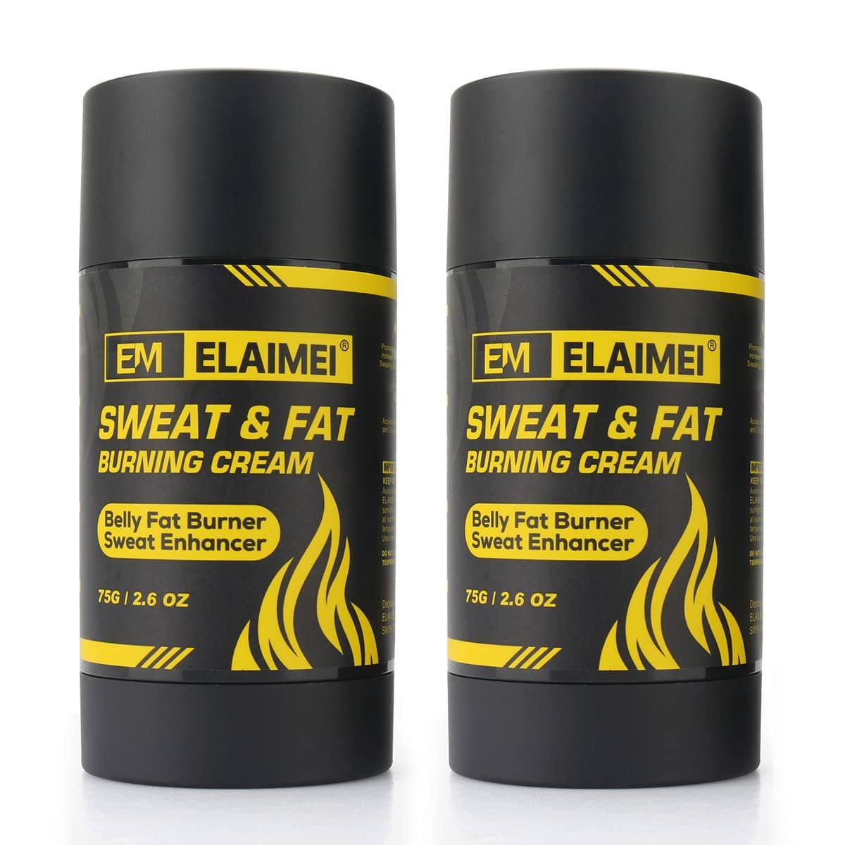 ELAIMEI Hot Gel Cream, Fat Burning Sweat Cream, Weight Loss Workout Enhancer Gel for Belly, Slimming Cream for Tummy, Anti Cellulite Cream for Body for Women and Men (2 PCS)