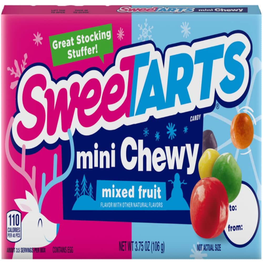 SweeTARTS Mini Chewy Holiday Theater Box, 3.75 oz