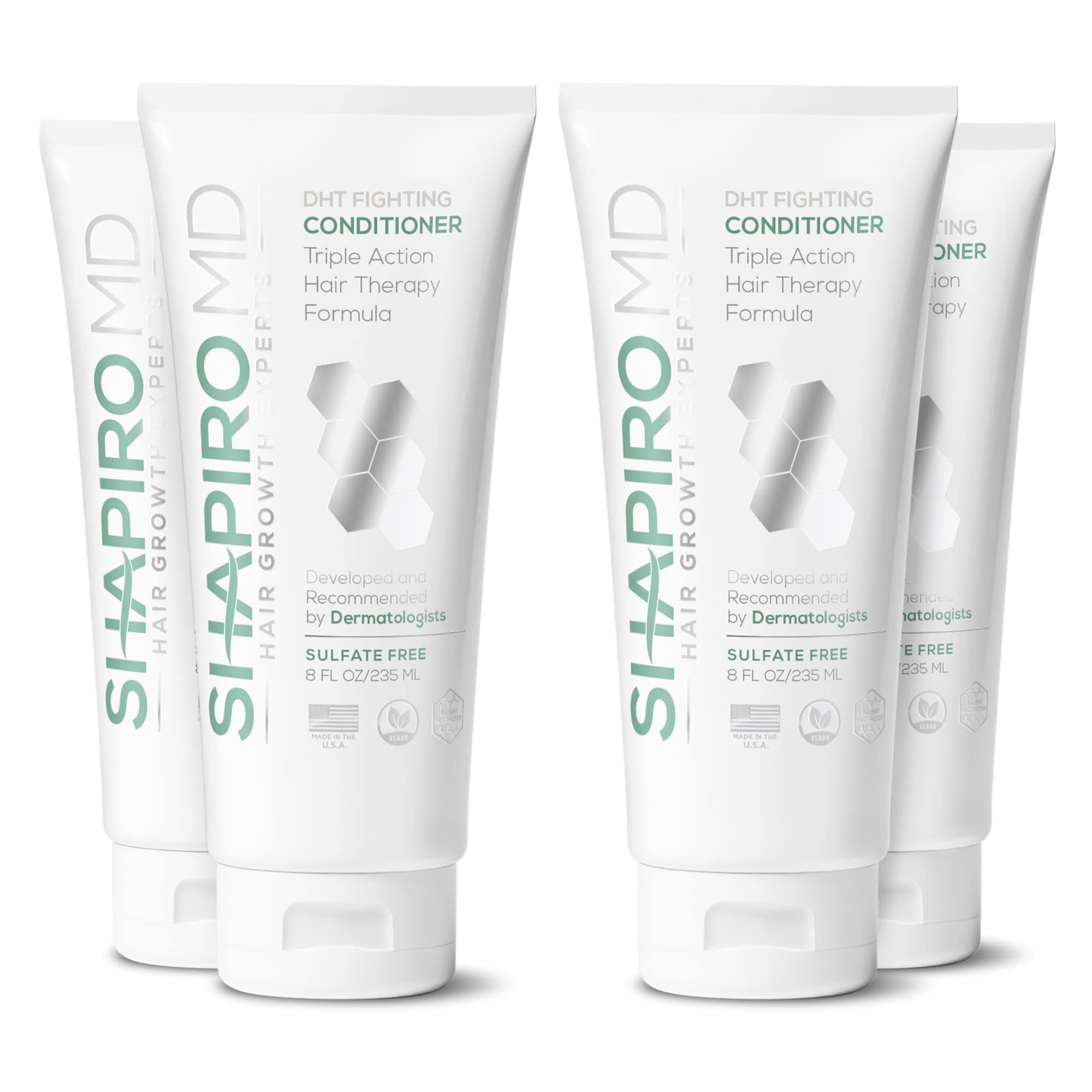 Sponsored Ad - Shapiro MD Hair Growth Experts Hair Loss Conditioner, DHT Fighting Vegan Formula for Thinning Hair Developed by Dermatologists, Experience Healthier and Thicker Looking Hair - 4 Month Supply