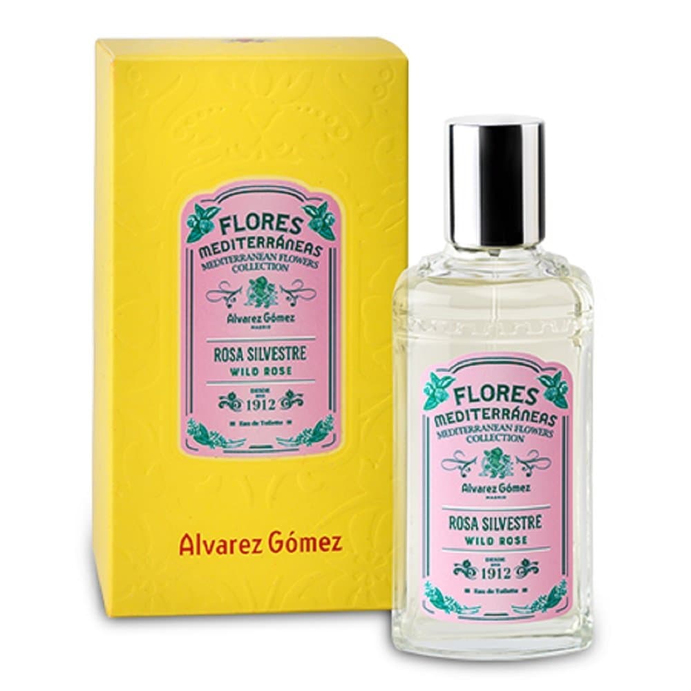 Alvarez Gomez Perfumes Mediterranean Flowers Eau de Toilette Spray, Wild Rose, 2.7 Fluid Ounce
