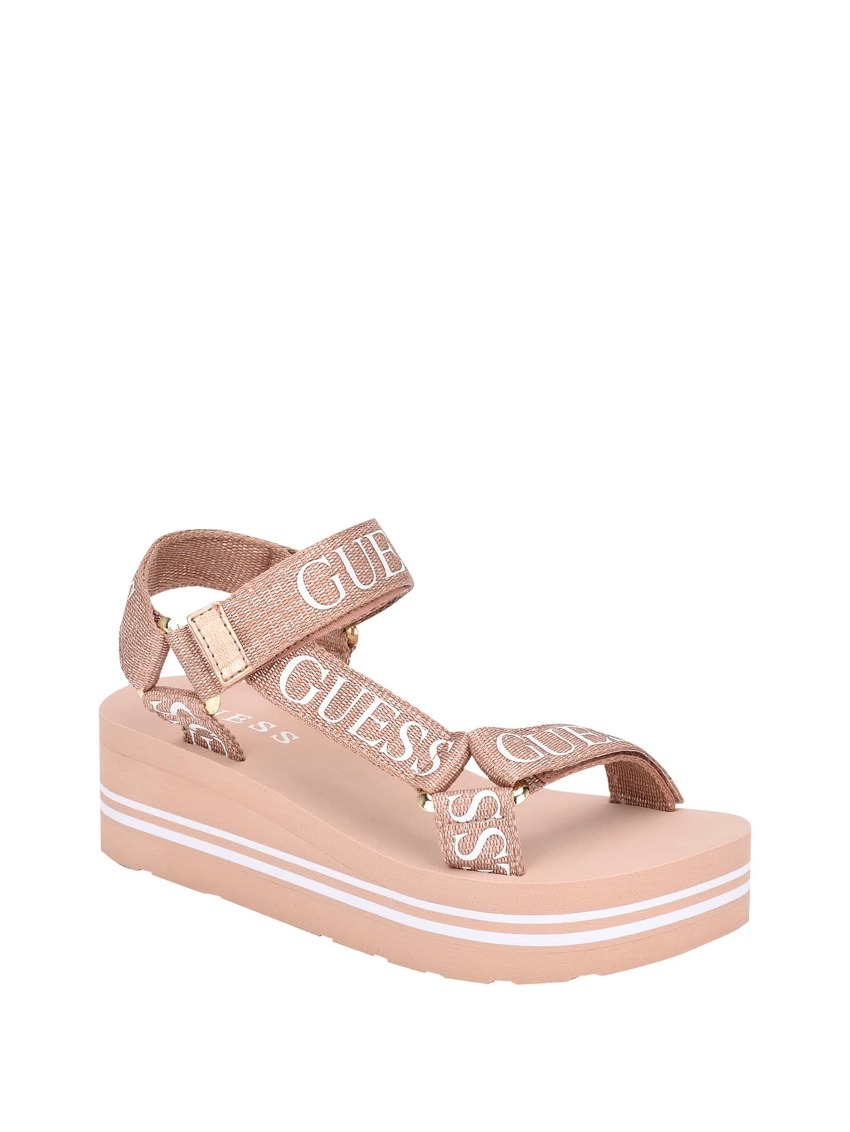 Women's Avin Wedge Sandal, Rose Gold, 5 UK
