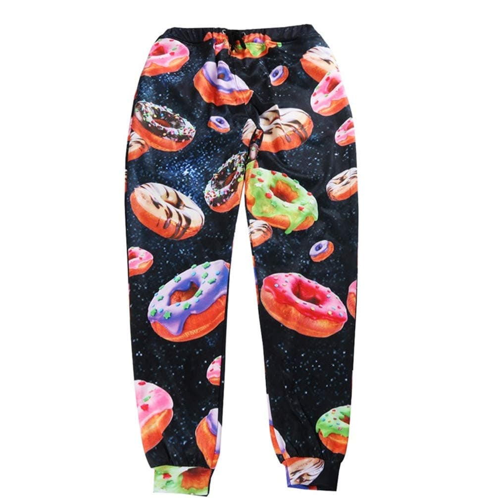 3D Donut Funny Track Joggers Pants Fashion Sweatpants Spring Trousers
