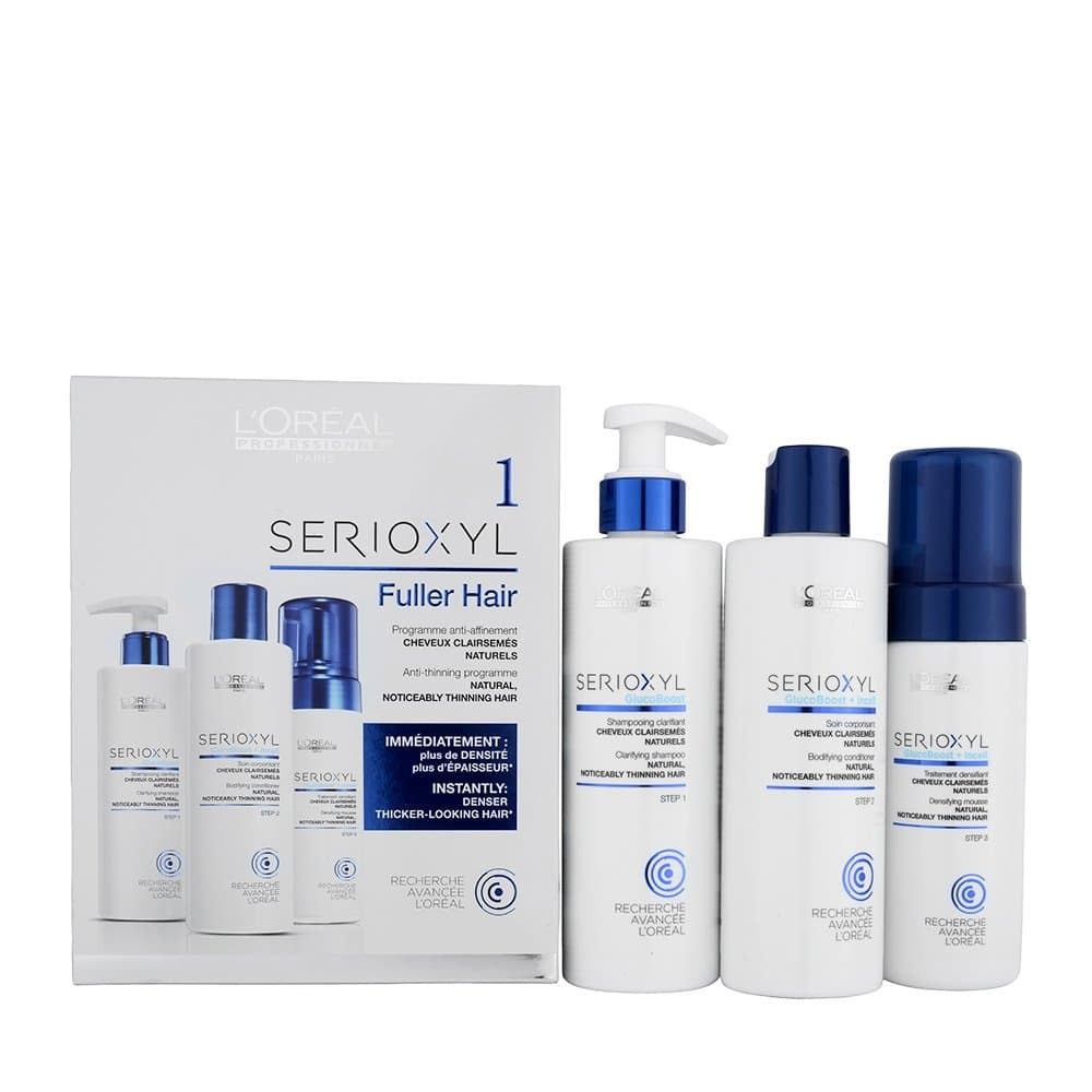 L'Oreal Serioxyl Fuller hair kit 1 for natural thinning hair