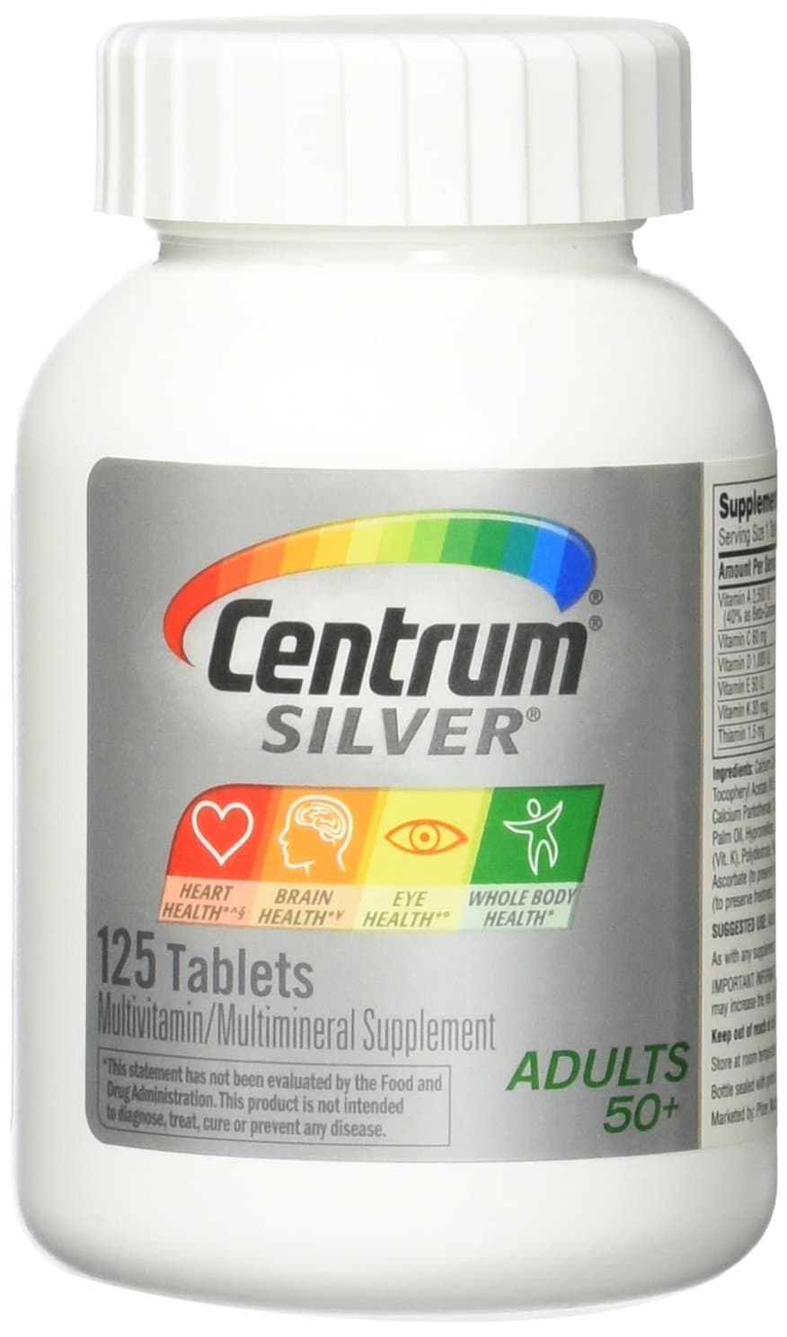 Centrum Silver 125ct Size 125ct Centrum Silver 125ct