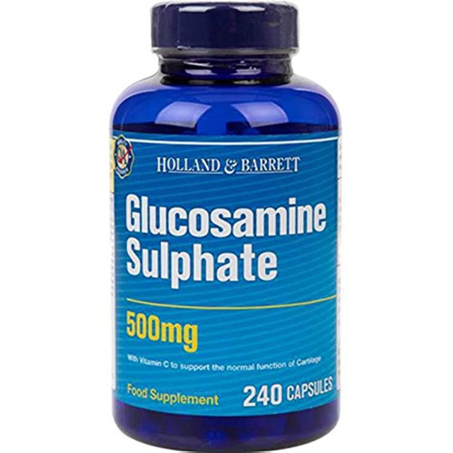 Holland & Barrett 500mg Glucosamine Sulphate Capsules - 240