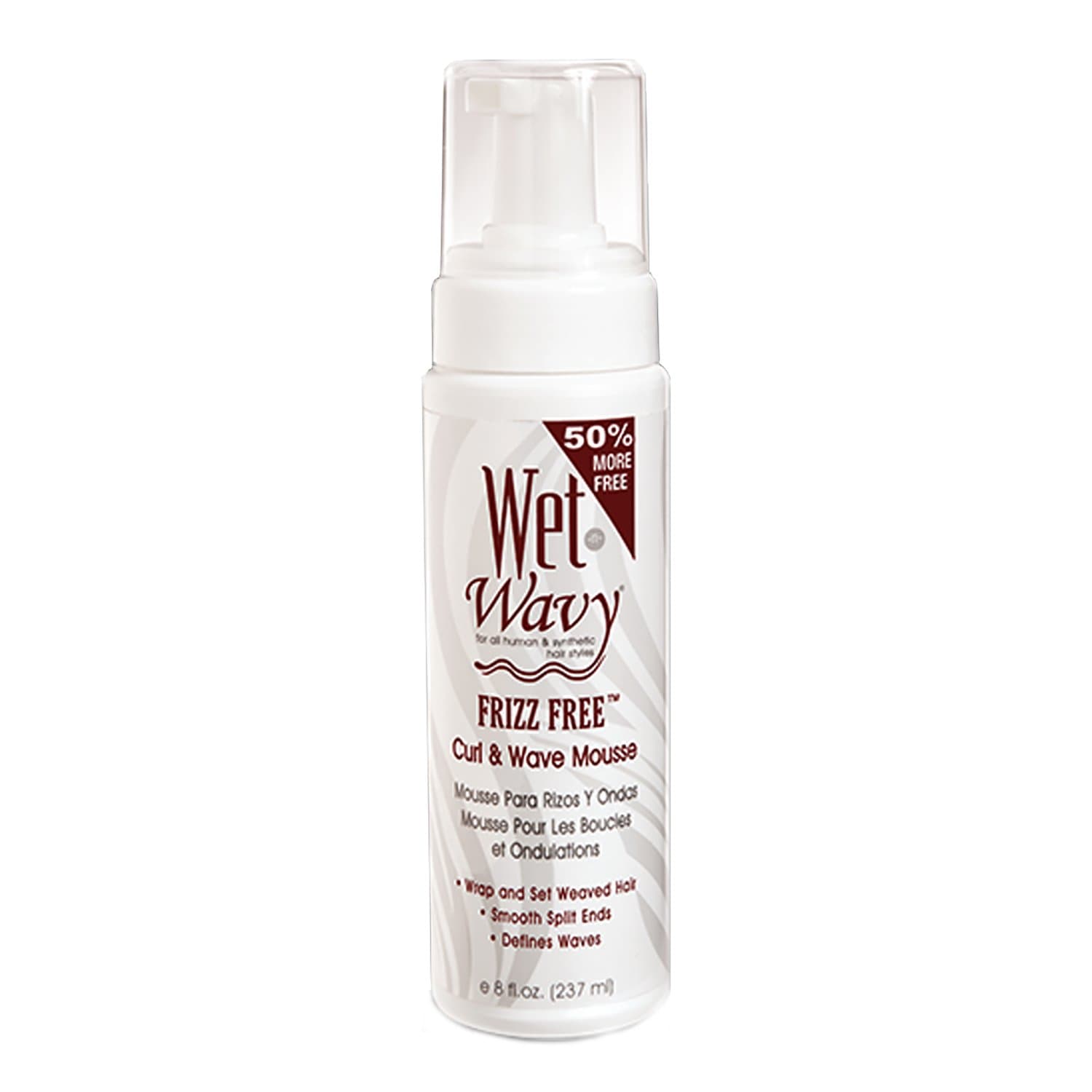 Wet N Wavy Curl Foam Mousse, 8 Ounce
