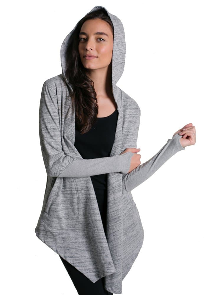 GIVE apparel meaning Women's Hooded Wrap Jacket