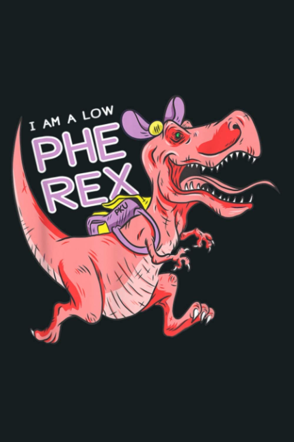 PKU Awareness Cute T Rex Kids Dinosaur LOW PHE REX: Notebook Planner - 6x9 inch Daily Planner Journal, To Do List Notebook, Daily Organizer, 114 Pages