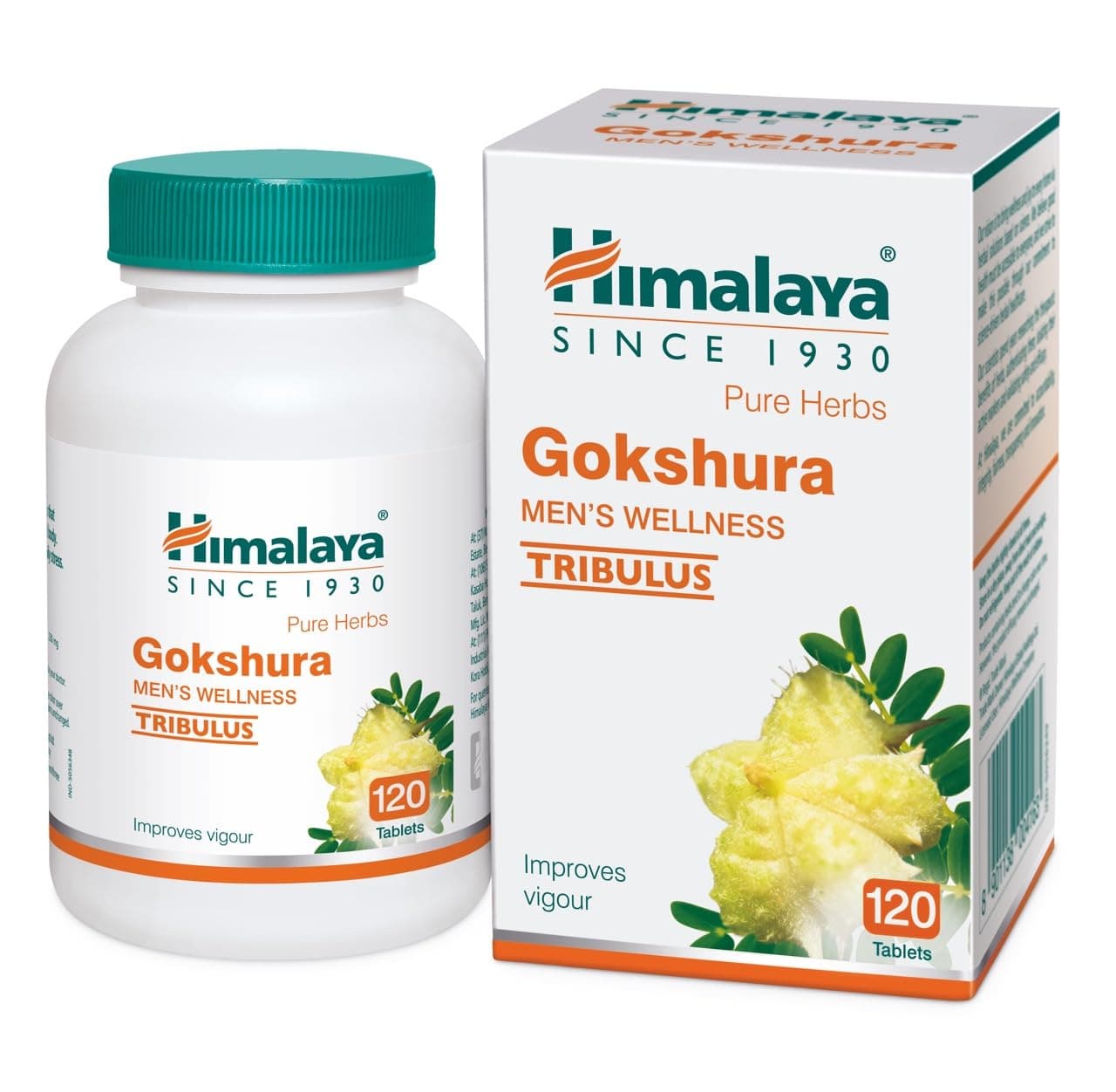 Himalaya Herbals Gokshura (Tribulus Terrestris) I Pure Herb I 120 Capsules I Men S Wellness I Improves Vigour I Boosts Strength And Stamina I 250 Mg Extract Of Gokshura..