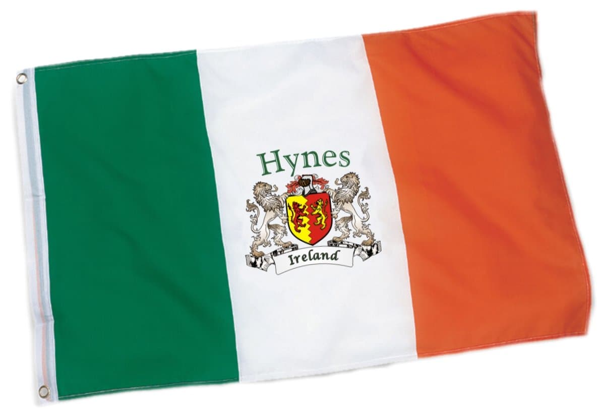 Hynes Irish Coat of Arms Flag - 3'x5' Foot