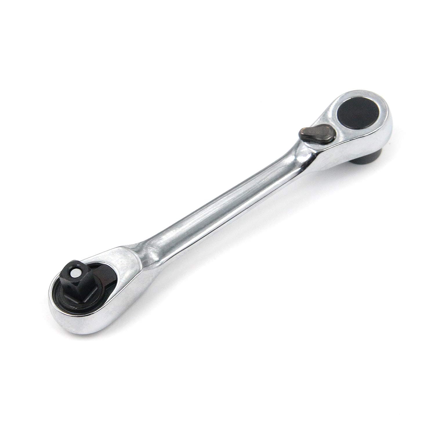 Geesatis 1/4 Inch Mini Double Headed Ratchet Wrench 72 Tooth Drive Socket and Screwdriver Bit Ratchet Set Rotator 5 Degrees Quick Install Release Ratchet Accessories Tool