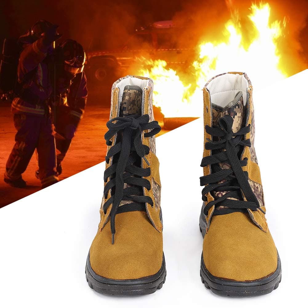 Firefighter Shoes, Rescue Boots, Anti-Smash for Home Work