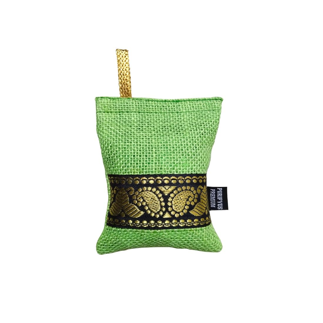 Green GranuleI 100 GramIActivated Carbon Air Purifying Bag|Natural Odor Absorber For Clean And Fresh Indoor Air