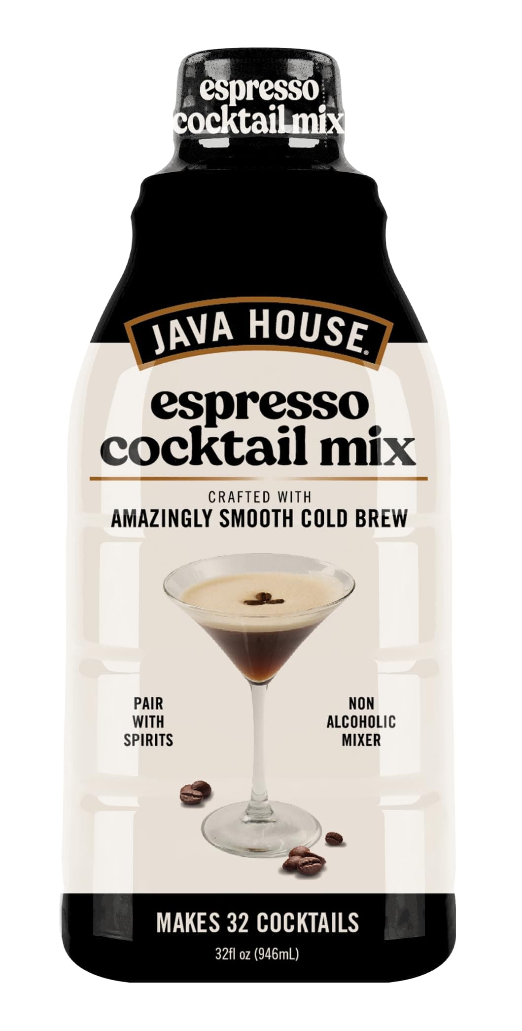 - Cold Brew Espresso Cocktail Mix – Premium 100% Arabica Cold Brew Concentrate – Smooth Coffee With French Vanilla Notes – 32oz Bottle (Makes 32 Cocktails)
