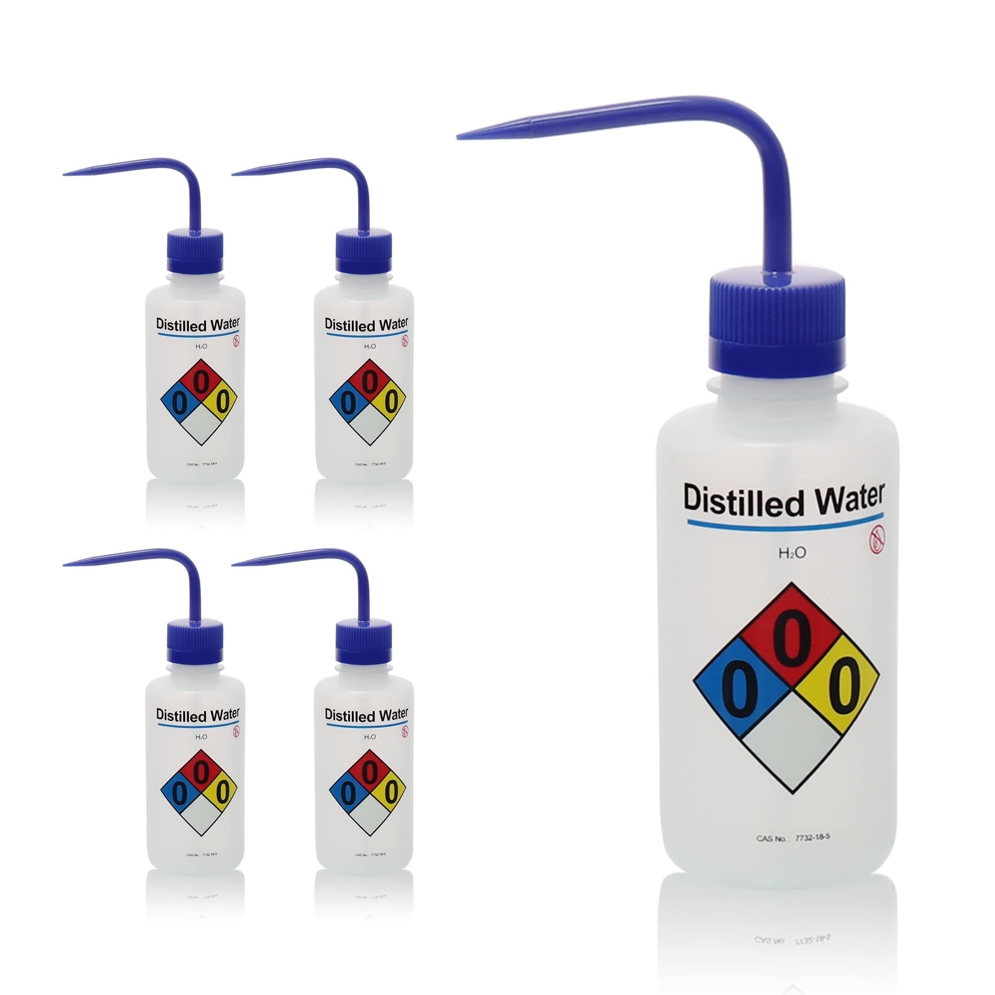 Distilled Water Self-Venting Safety Wash Bottle