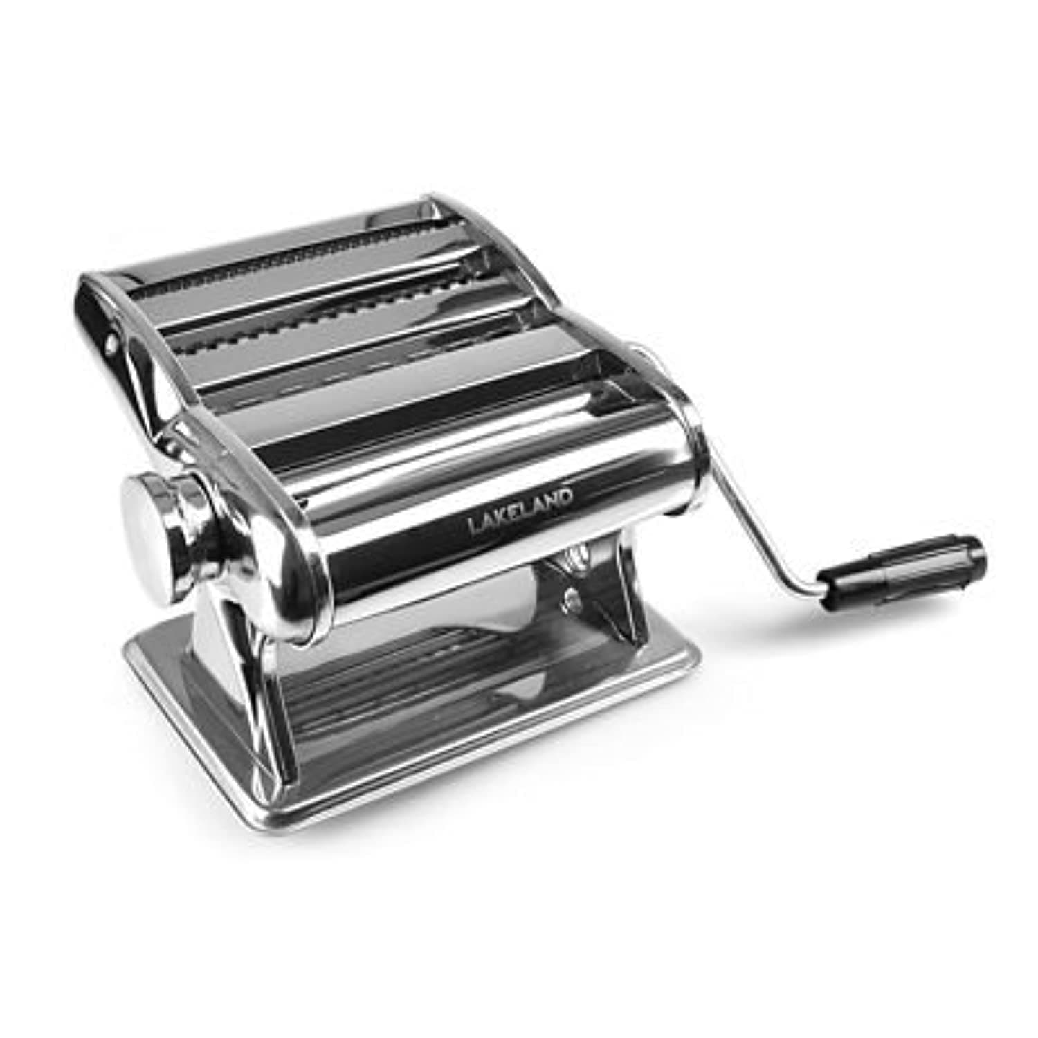 Pasta Machine Chromed Steel – Makes Lasagna Tagliatelle Spaghetti & Linguine