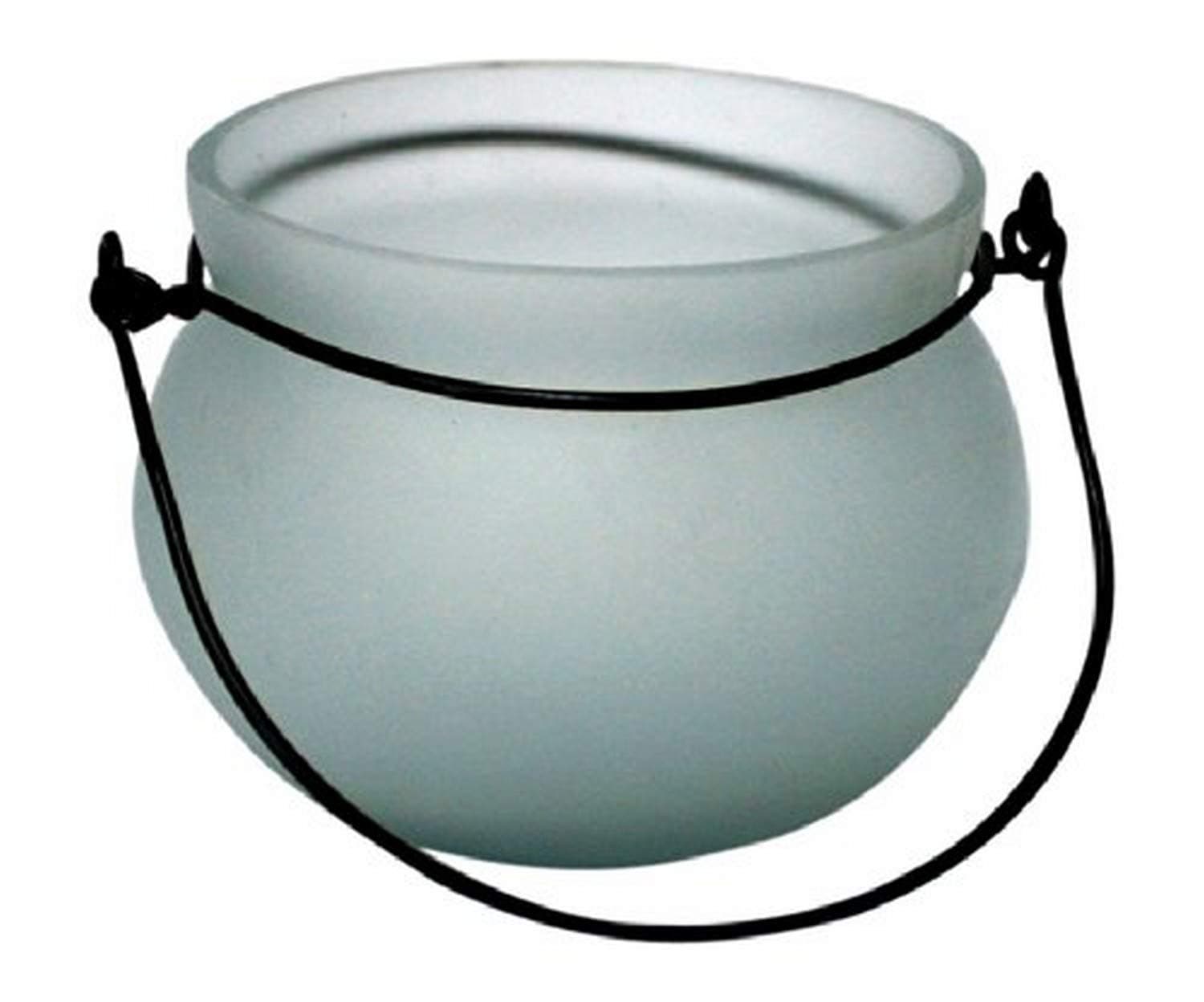 Raj India Trading Potbelly Hanging Votive Holders, Frosted, Set of 6