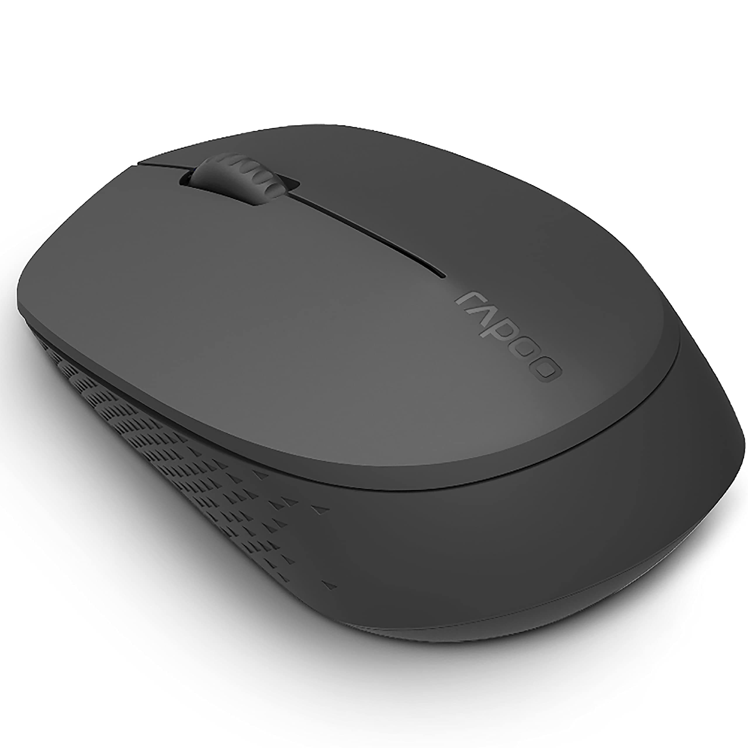 M100 Multi-mode Wireless Silent Optical Mouse - Dark Grey, compact
