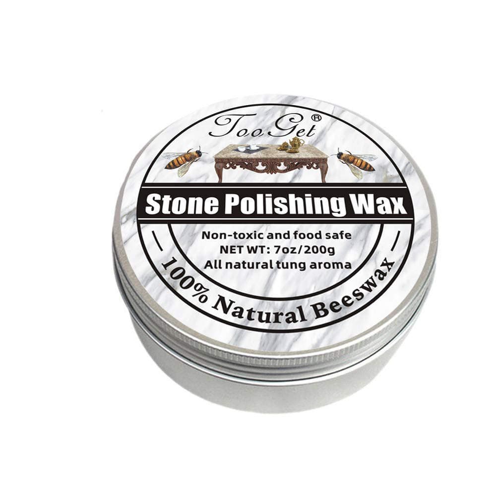 – TooGet Stone Seasoning Beeswax Furniture Polish & Restoration Care Beeswax , Suit for Marble Furniture, Ceramic Tiles, Stone Floor, Stone Walls, Stone Polish Protection - 7OZ