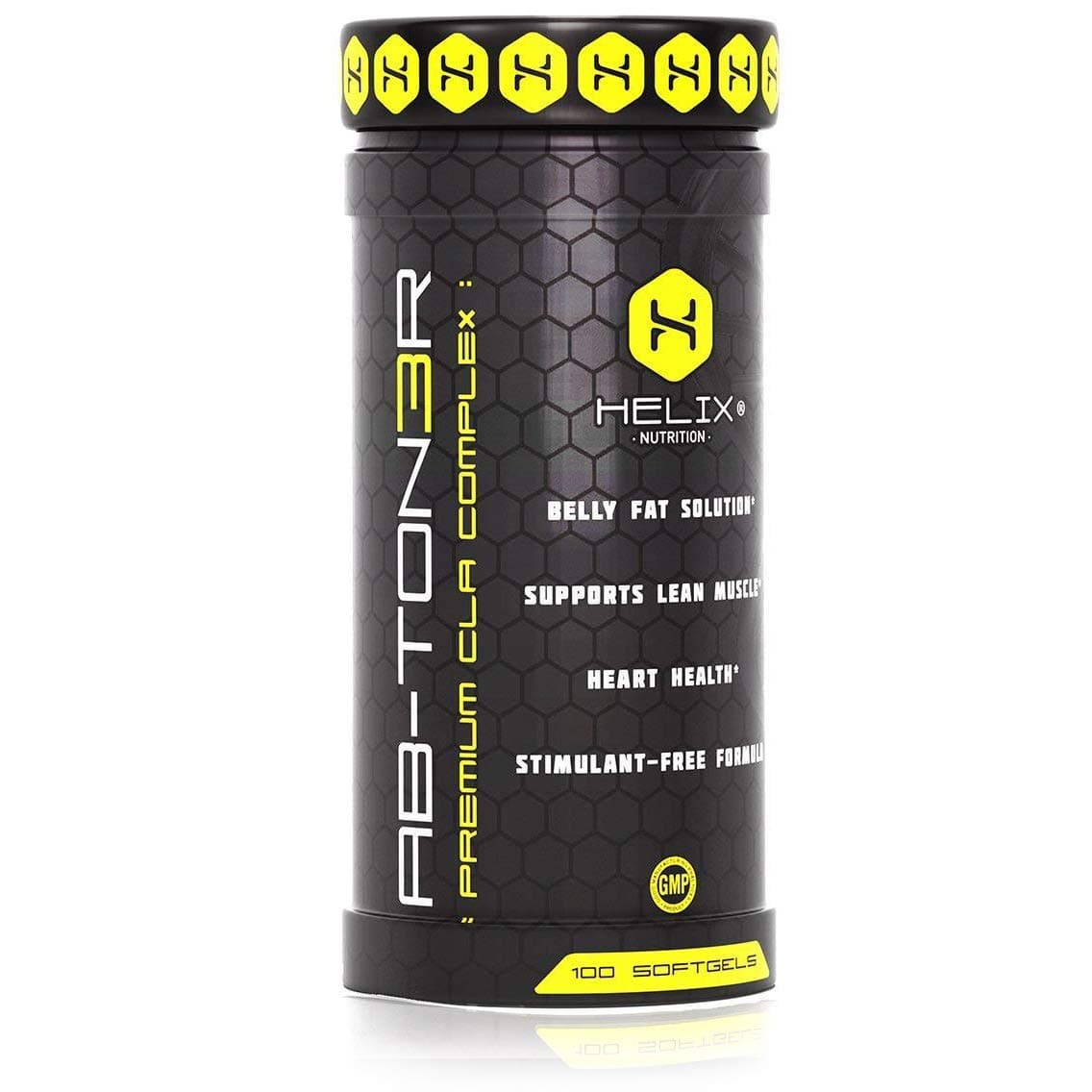 Ab-Ton3r Natural Non-Stimulant Fat Burning Pills Supplement for Men and Women | Appetite Suppressant and Slim Diet Pills with CLA & DHA | 100 Caps