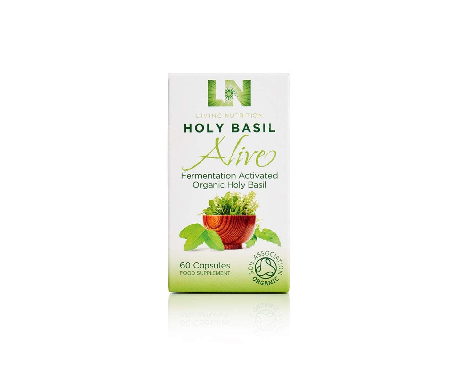 Living Nutrition Organic Holy Basil Alive 60 Capsules, 0.041 kg