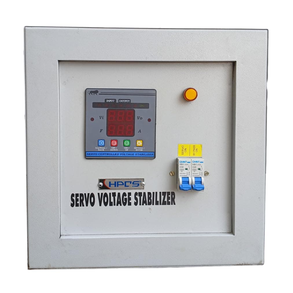 5kVA Servo Voltage Stabilizer 230V - Air Cooled (90V-270V) Copper | High Efficiency | Reliable Voltage Regulation