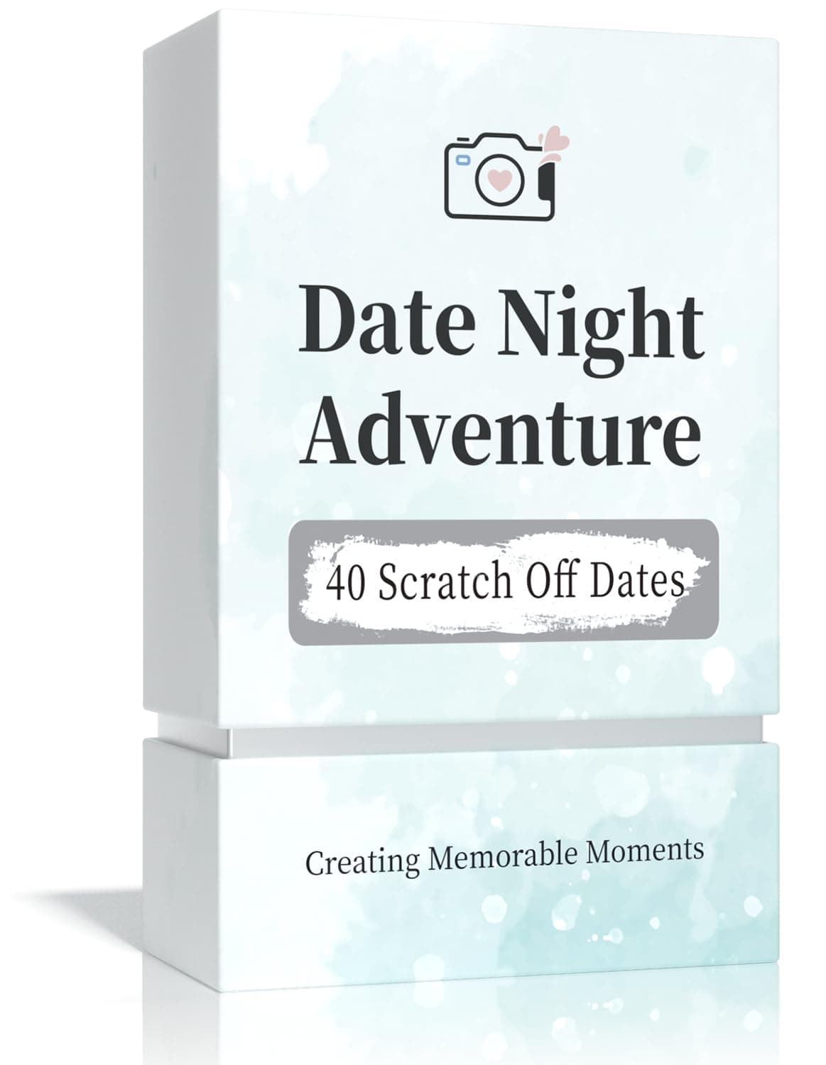 40 Fun Date Night Scratch Off Card Game Ideas, Couples Gifts for Bridal Shower, Wedding Anniversaries, Engagement, Romantic Gifts for Couple, Him, Her, Men, Boyfriend, Girlfriend, Bride, Husband, Wife