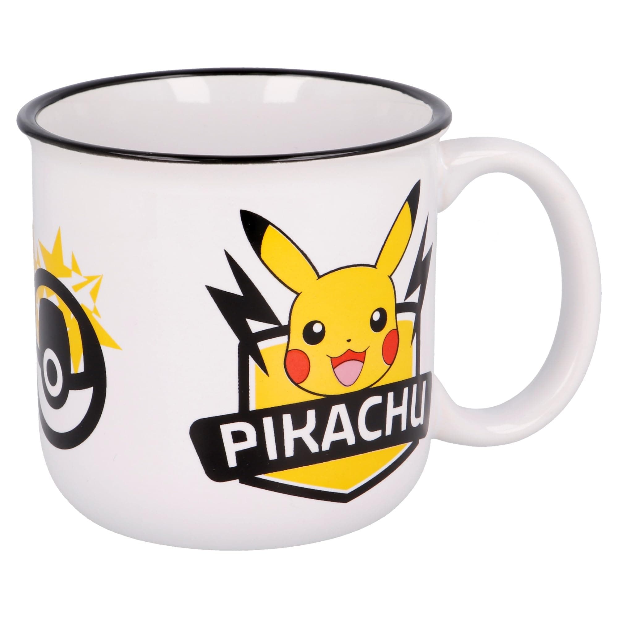 Young Adult Ceramic Breakfast Mug 14 Oz in Gift Box Pokemon Pikachu