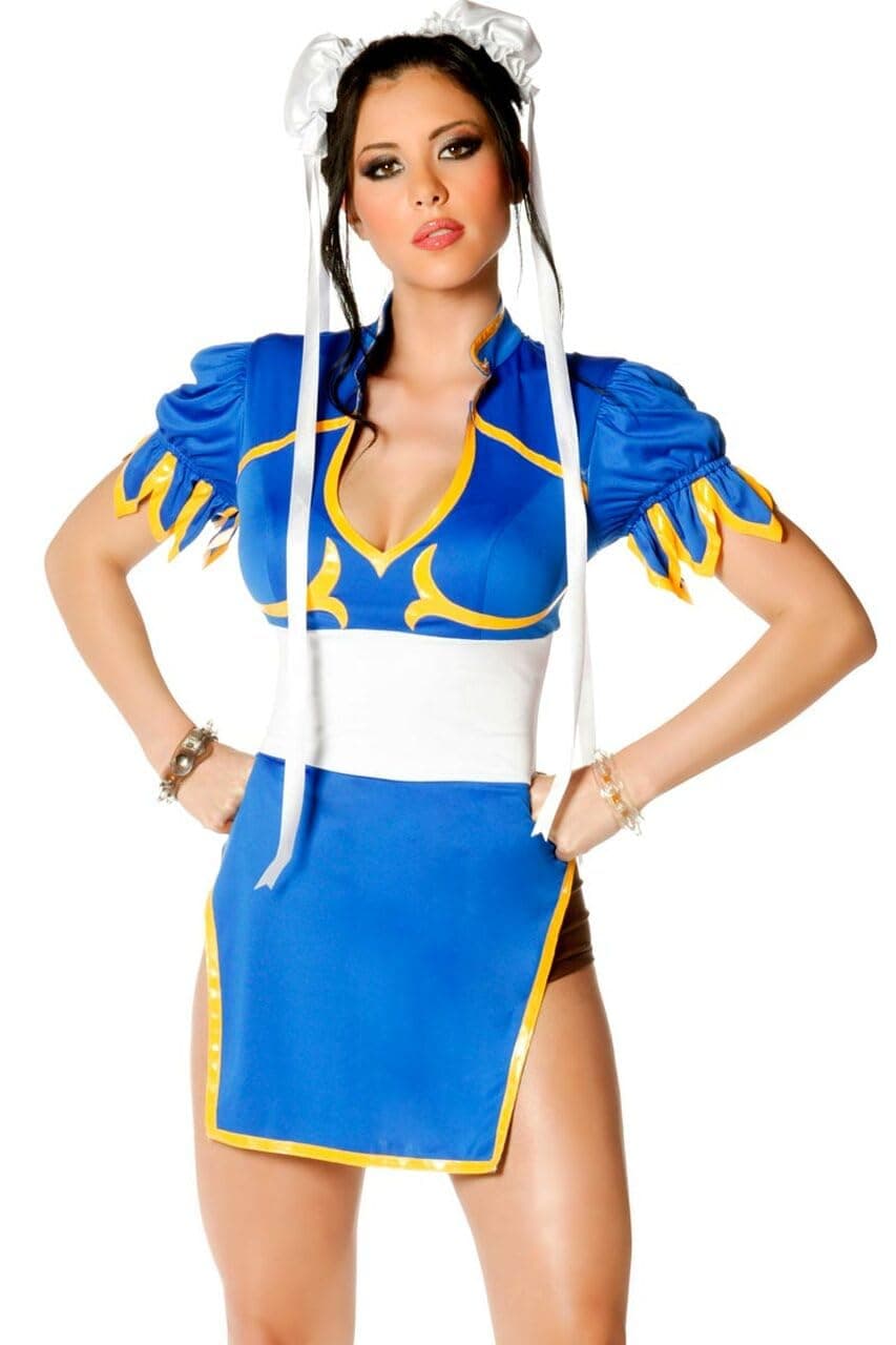 Sexy Halloween Costume for Women - Kung Fu Cutie Fighter - Adult Female