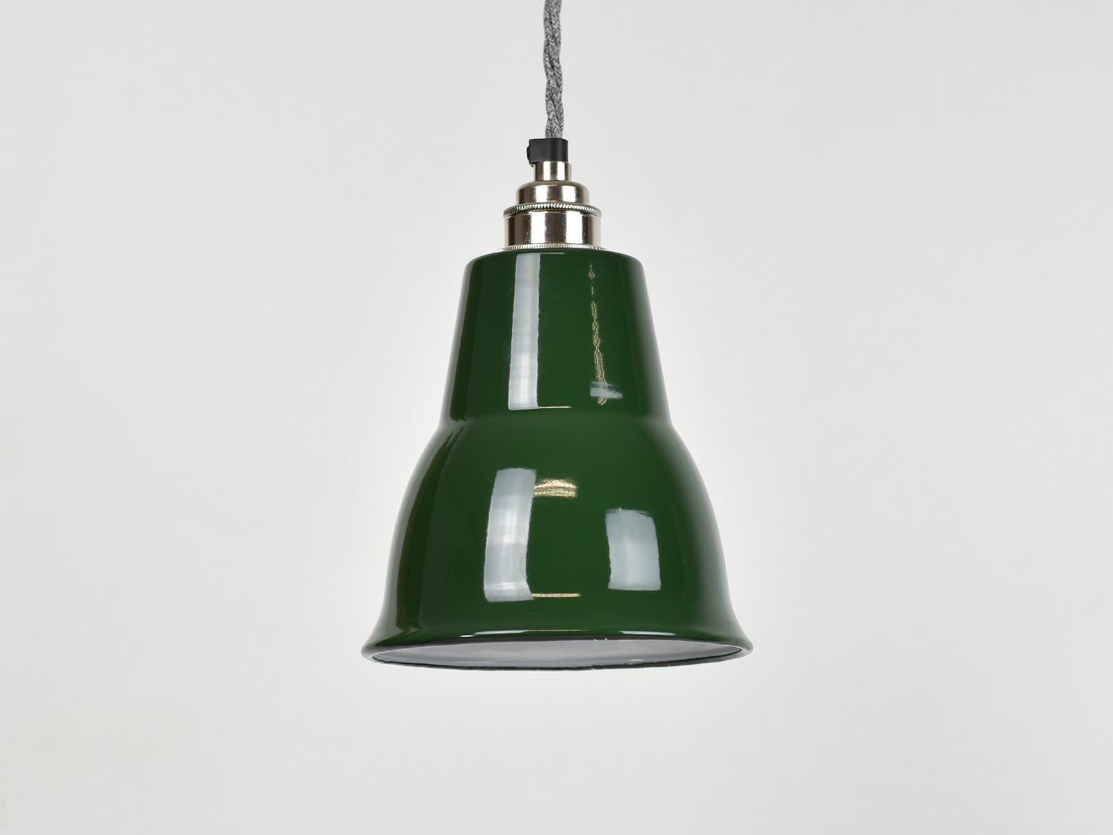 Classic Green Cone Industrial Enamel Vintage Factory Warehouse Style Light Lamp Shade