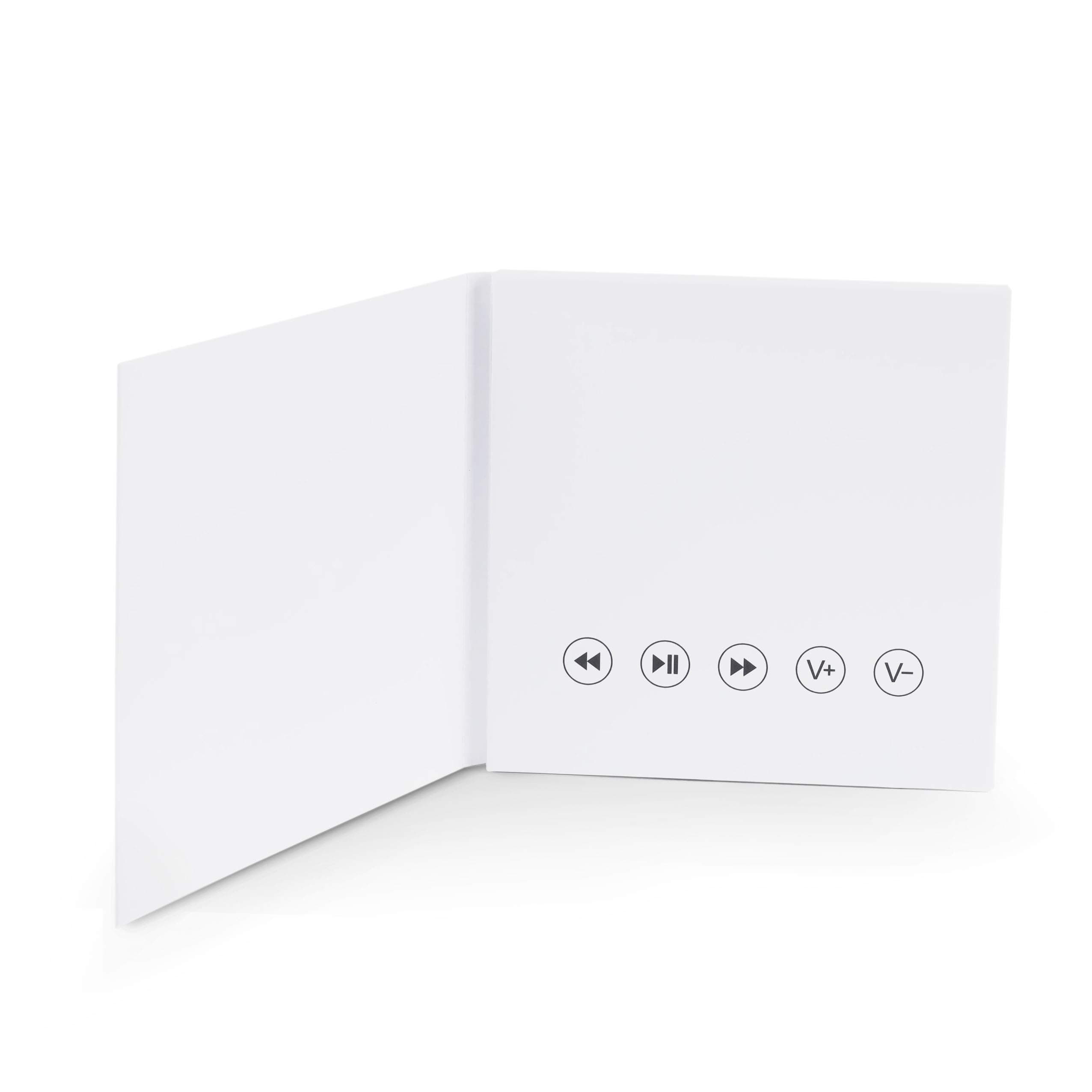 VoiceGift VoiceLP Audio Recording Card, Stores 2 Hours of Clear Audio for Playlist, Special Event Recording, Greeting or Birthday Card - 1 Pack