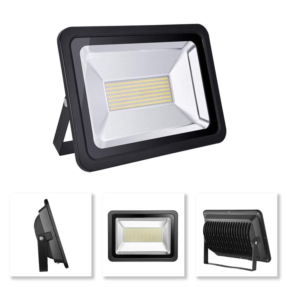 LED Flood Light, 150W 500W 1000W floodlight Wall Lamp, IP65 Waterproof, AC 220V Spotlight, Outdoor Industrial Light Super Bright Security Lights for Garden, Warehouse, Square (Warm White, 500W)