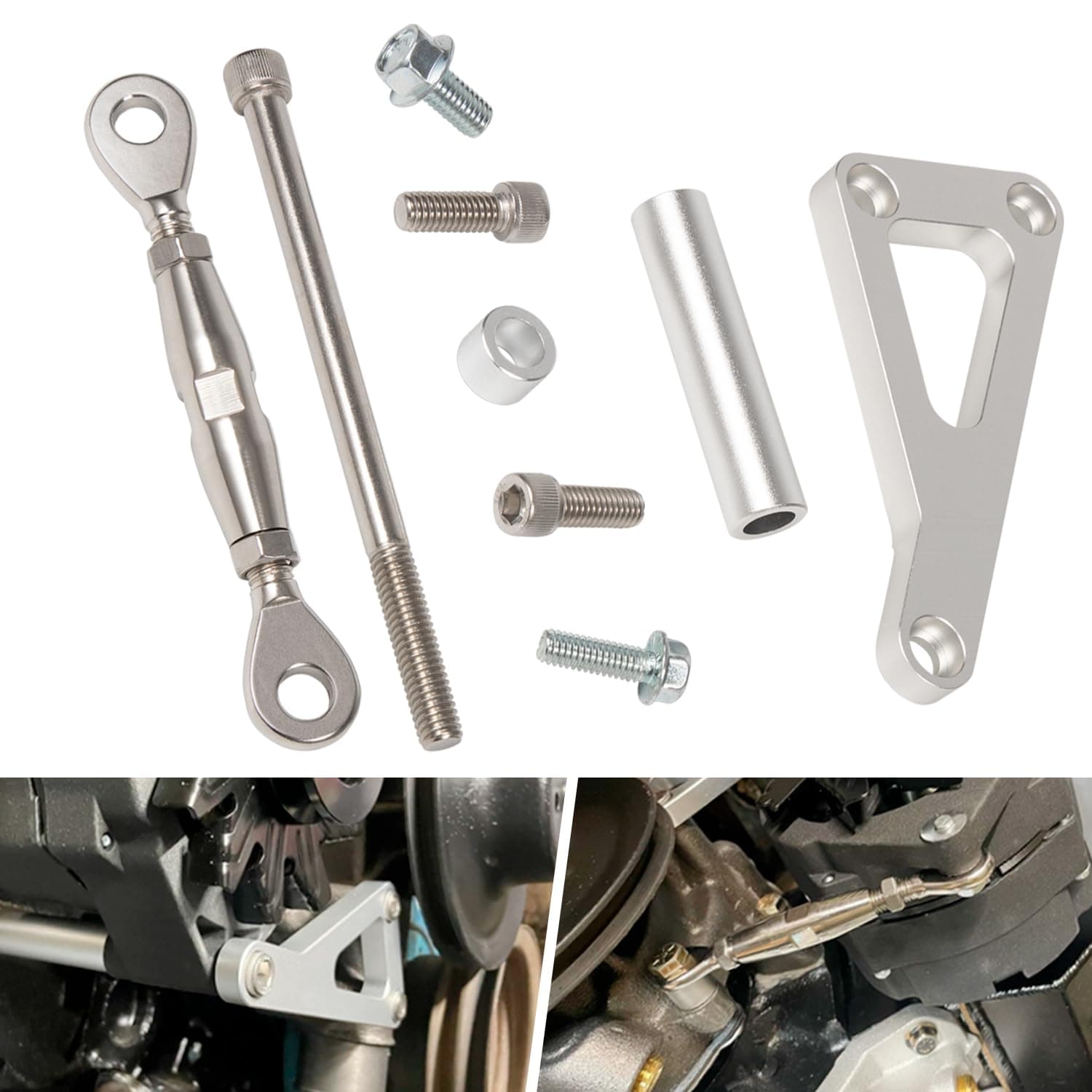 Alternator Bracket Kit for Chevy SBC Long Water Pump 305 327 350 383 5.0L 5.7L V8 Small Block Engine