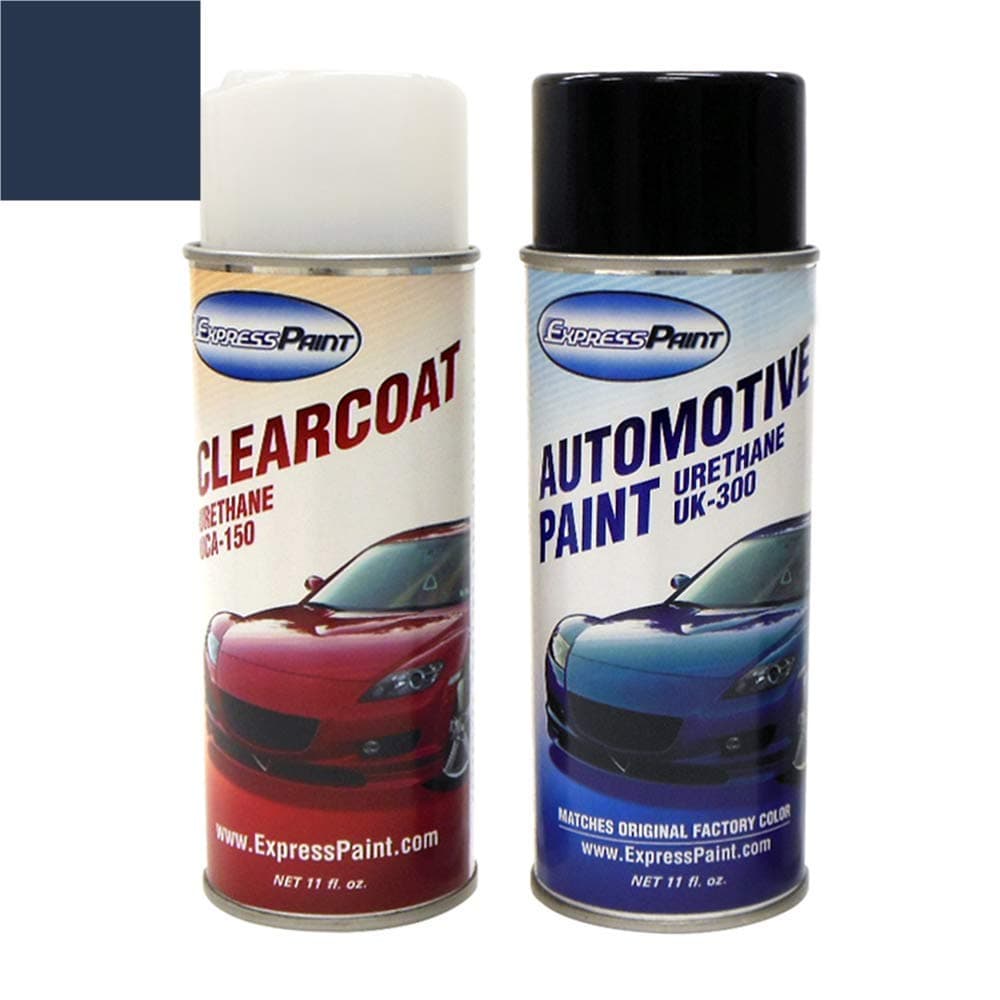 ExpressPaint Aerosol - Automotive Touch-up Paint for Honda Accord - Graphite Pearl Clearcoat NH-658P - Color + Clearcoat Package