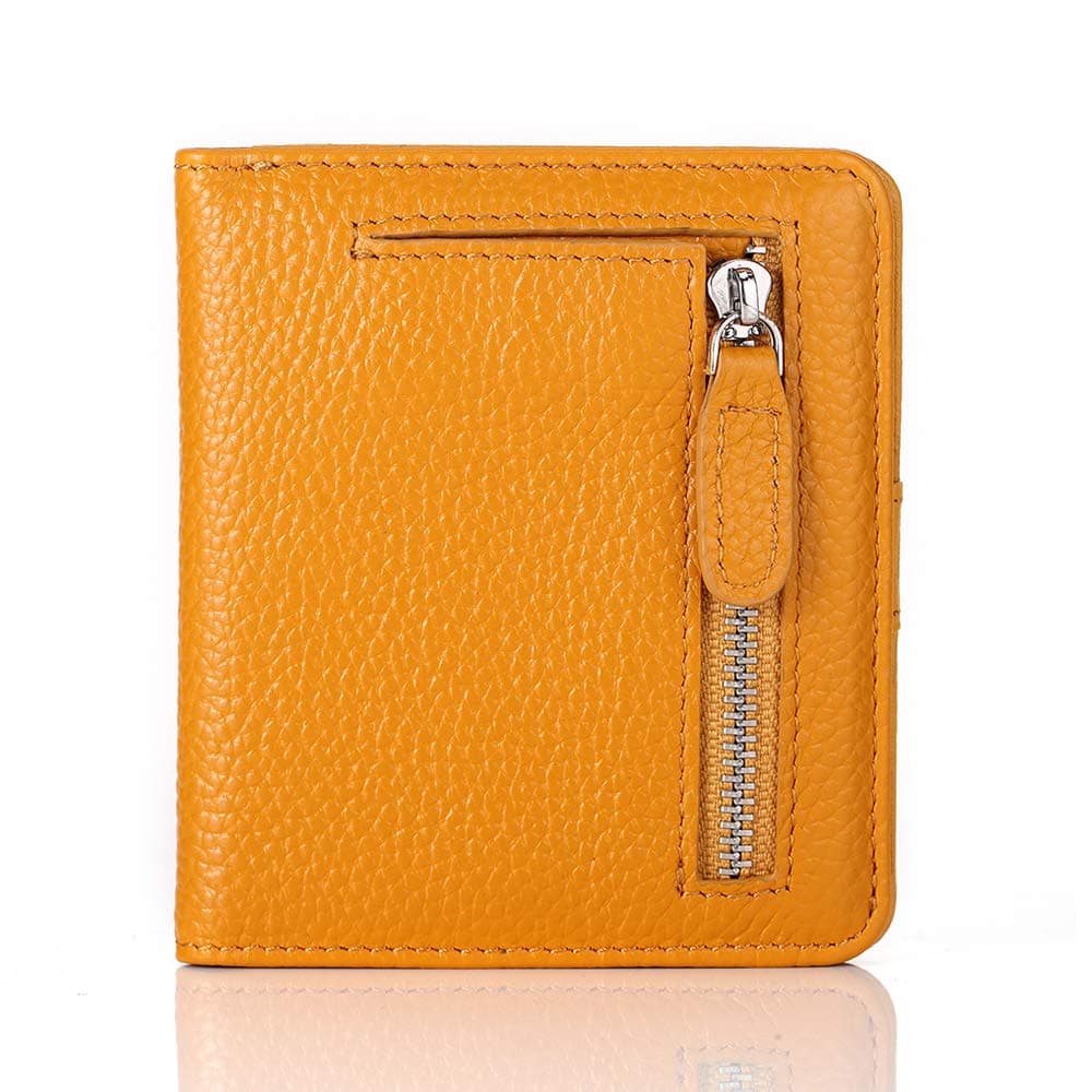 FUNTOR Leather Wallet for women, Ladies Small Compact Bifold Pocket RFID Blocking Wallet for Women