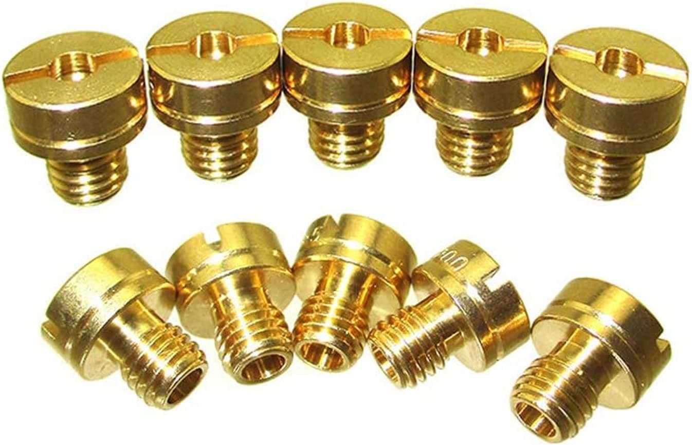 10pcs Carburetor Main Jet for Mikuni VM22 VM24 VM26 125 150 200 250cc Dirt Bike Pit Bike carb