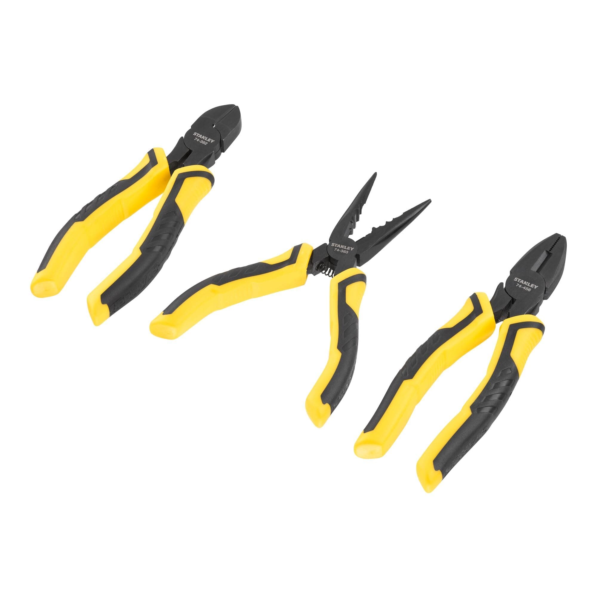 Stanley STHT0-75094 Plier SetControl-Grip, Black/Yellow