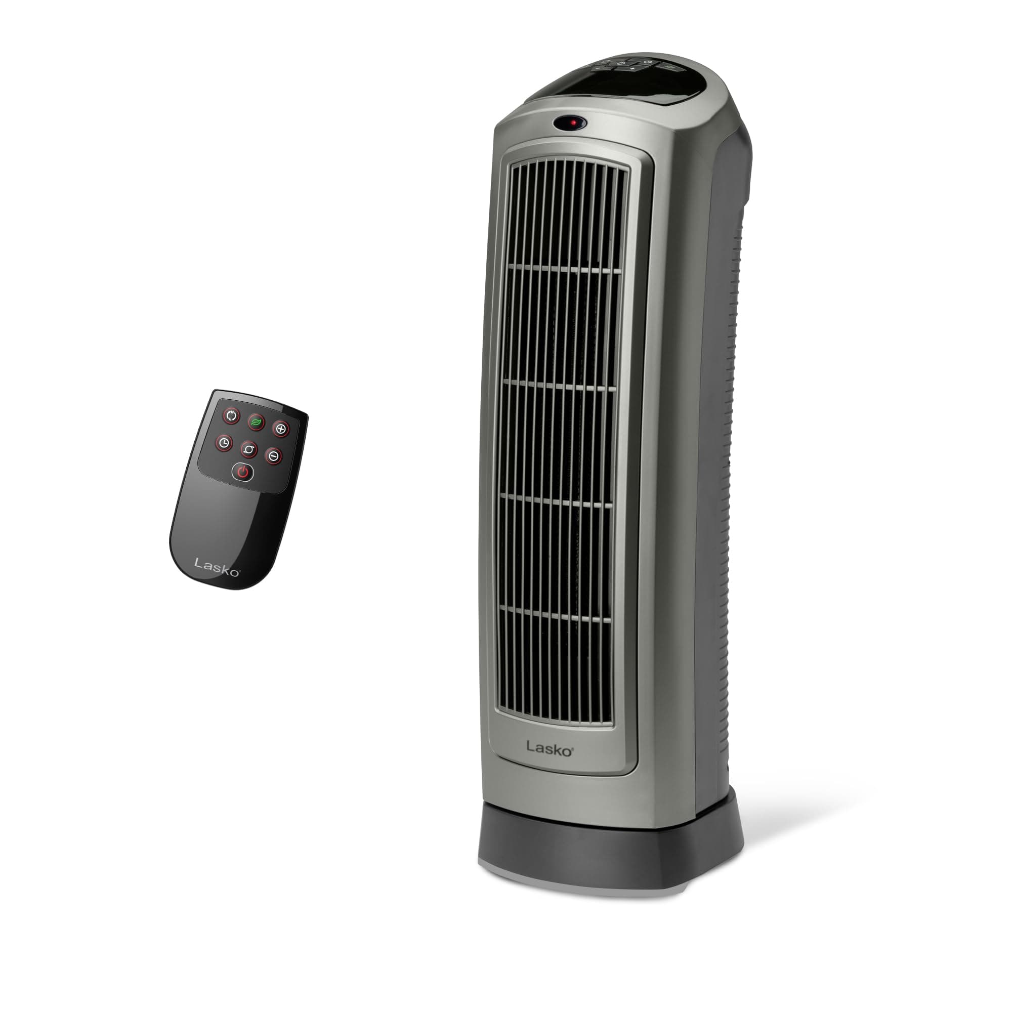 Lasko 22" Ceramic Oscillating Ceramic Tower Space Heater with Remote Control