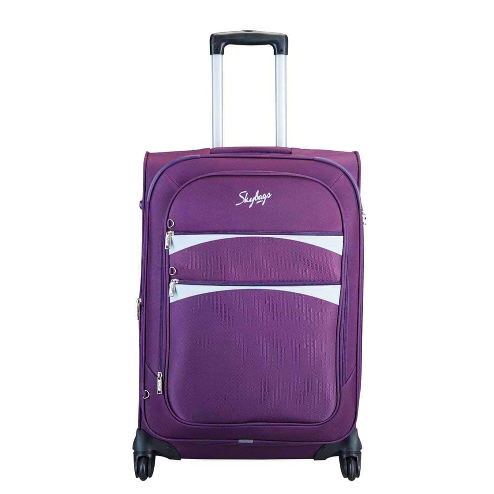 Skybags Fabric 760 mm Purple Softsided Check-in Luggage (STNAVW77PPL)