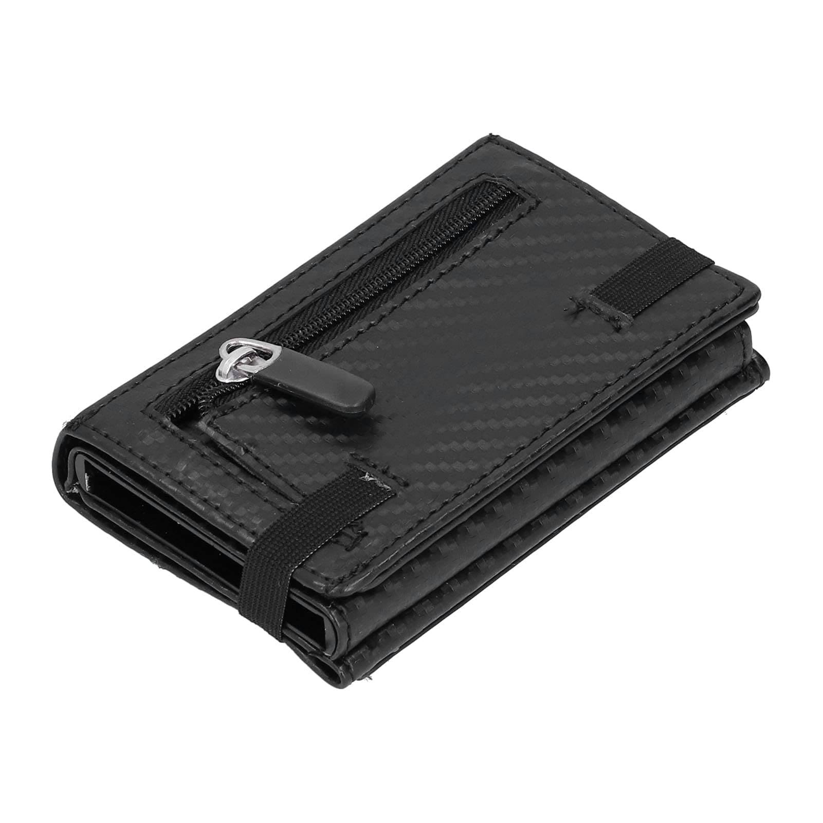 FASW Card Holder Wallet, 15‑20 Cards Multifunctional Credit Card Wallet for Men Women for Credit Card for Business Card for ID Card(Carbon Fiber Black, x-61#)