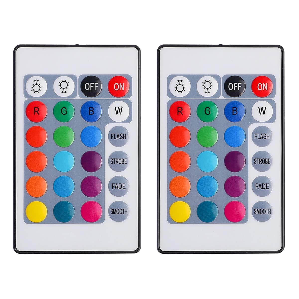 SUPERNIGHT 24 Keys RGB LED Strip Light Wireless Dimmer Remote Controller Led Light Remote Replacement for SMD 5050 3528 2835 Led Strip Lights