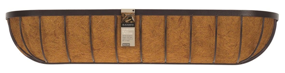 Gardman 00990 Georgian Wall Trough, Black Crackle, 90 cm, 36-Inch