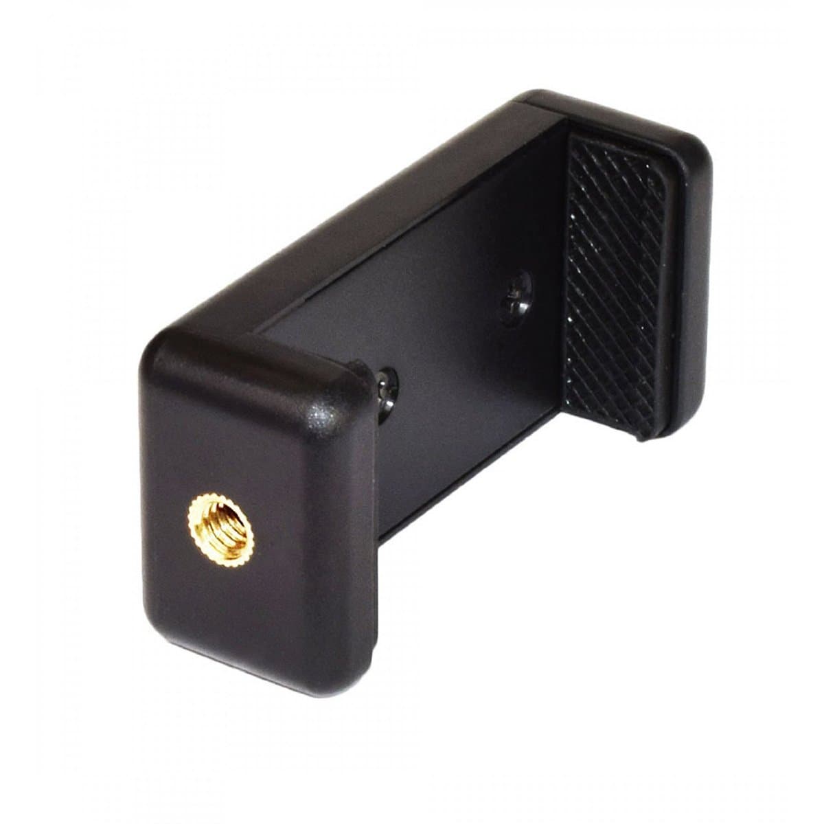 Universal Smartphone Holder Tripod Adapter for Smartphone, Works with All Models up to 85mm Wide. Tight Grip, Won't Slip.