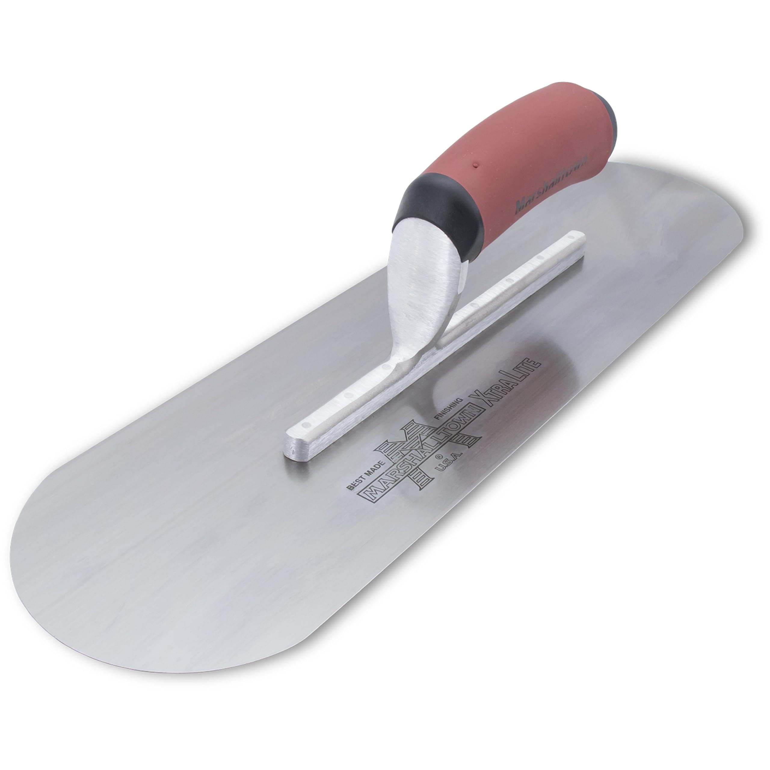 Marshalltown Pool Trowel, 16 x 4 1/2 inches, Concrete, DuraSoft Handle, XtraLite Mount, Made in The USA SP16SD