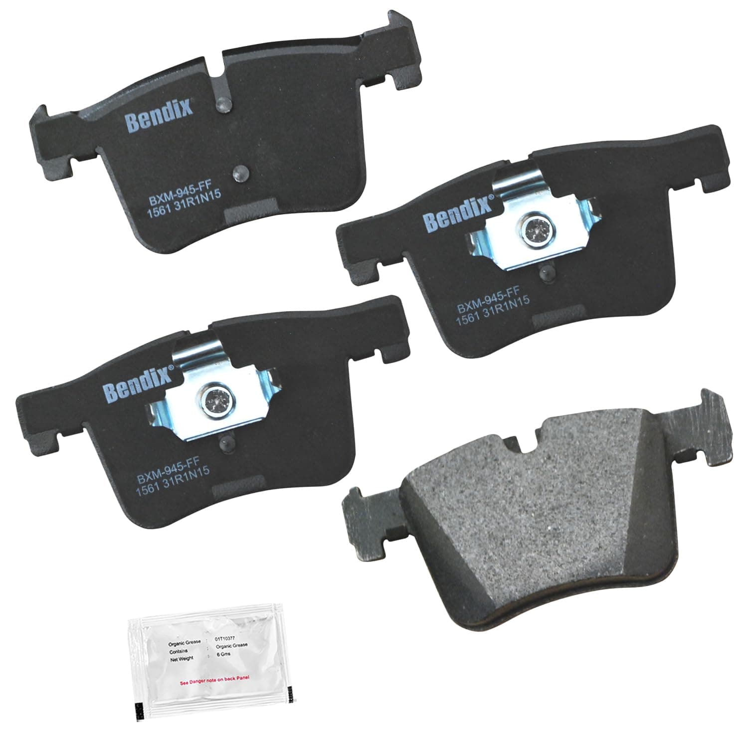 Premium Copper Free CFM1561 Semi-Metallic Brake Pad (Front)