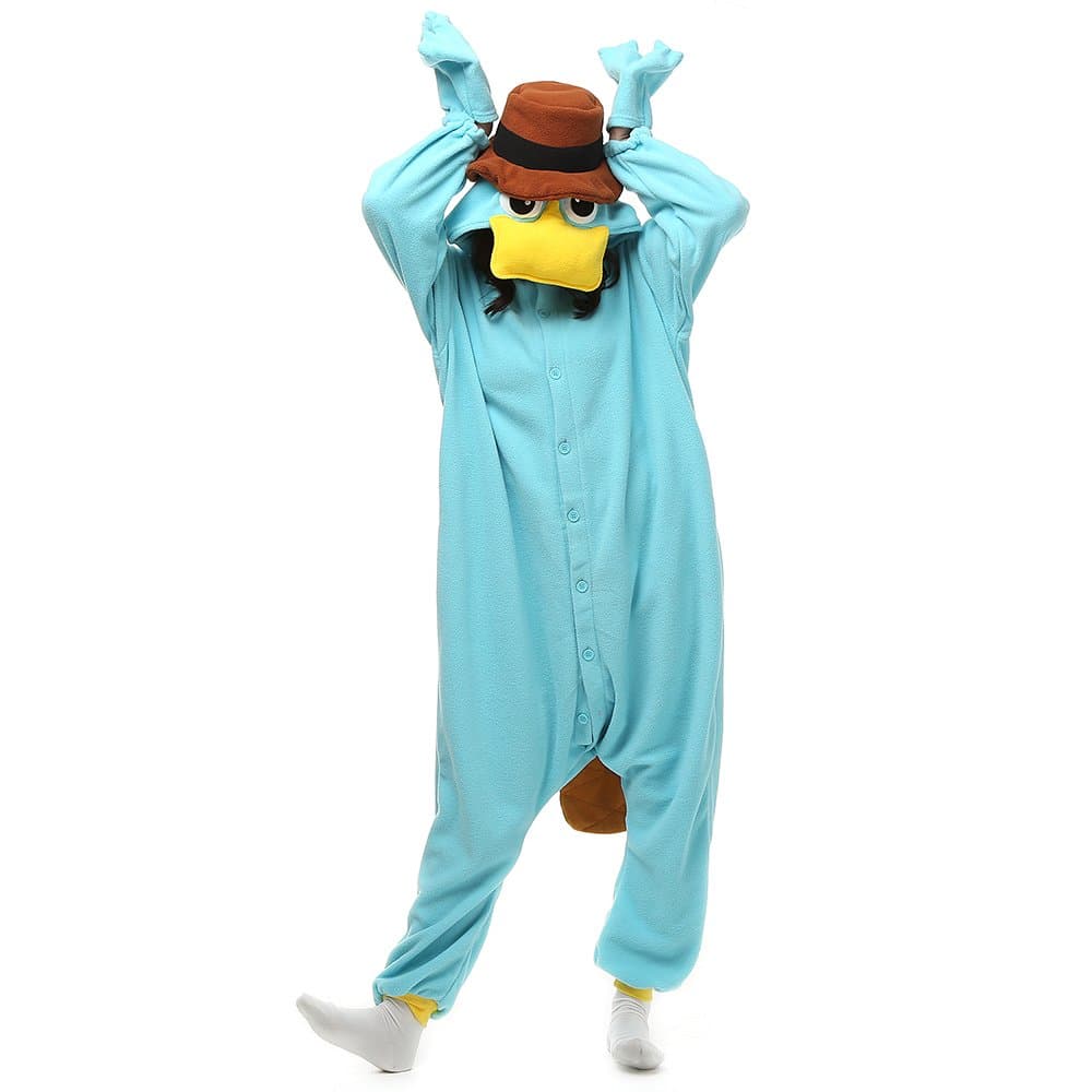 Adult Onesie Animal Pajamas Halloween Cosplay Costumes Party Wear Blue