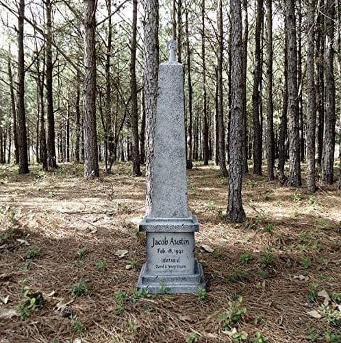 Evil Soul Studios Infant Son Jacob Obelisk Tombstone Angel Cemetery Headstone